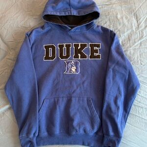 Vintage 90s Duke Blue Devils Pullover Hoodie Embroidered Y2K College NCAA Medium